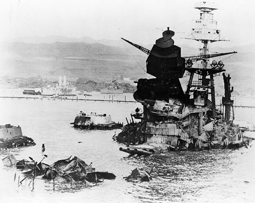 the wreck of the USS Arizona